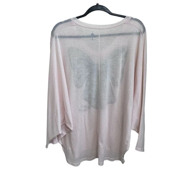 NWT cream neutral Disney Parks Minnie Bow batwing top size XL oversized - Picture 2 of 10